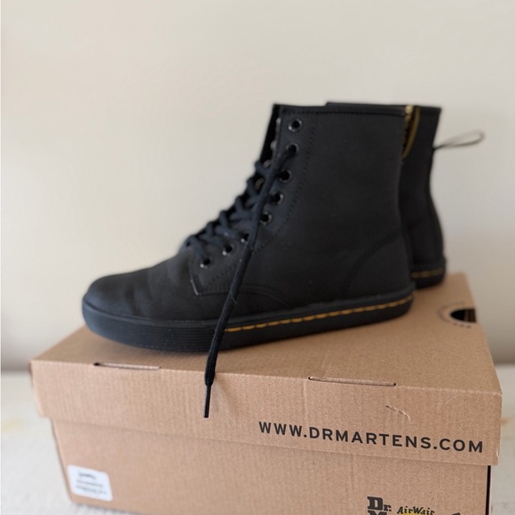 Dr. Martens Sheridan Black High-Top Sneakers - Picture 4 of 7